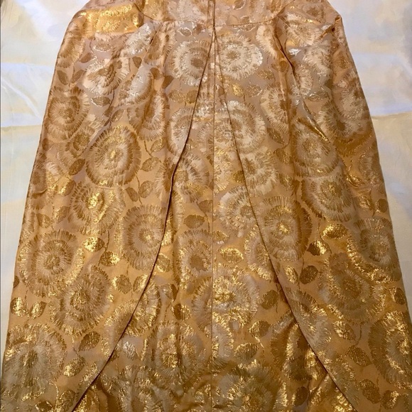 WOW! Vintage 50s Gold Lame Wiggle Dress Dorothy O’Hara. Classic. - Picture 9 of 16